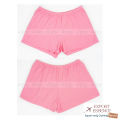 2-PIECES PACK Stretchable Elastic Waist Full Cotton Summer Short Pants for Girls/Export Essence.