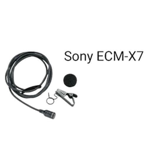 Sony ECM-X7BMP Uni-directional lavalier Electret condenser microphone ...