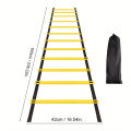 6M Flexibility Agility Ladder Nylon Strap Jumping Ladder Speed Training Fitness Stair Ladder Football Training Energy Ladder.