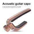 Alice Guitar Capo Adjustable Roller Metal Perfect Quick Change Tune for Electric Acoustic Guitar, Bass, Violin, and Ukulele.