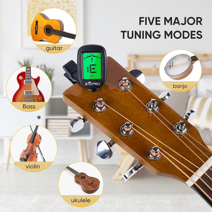 JUSTPRO%20Guitar%20Tuner%20for%20All%20Instruments%20Clip%20on%20Electronic%20Tuner%20for%20Guitar%20Bass%20Ukulele%20Violin%20Mandolin%20Banjo%20-%20Image%205