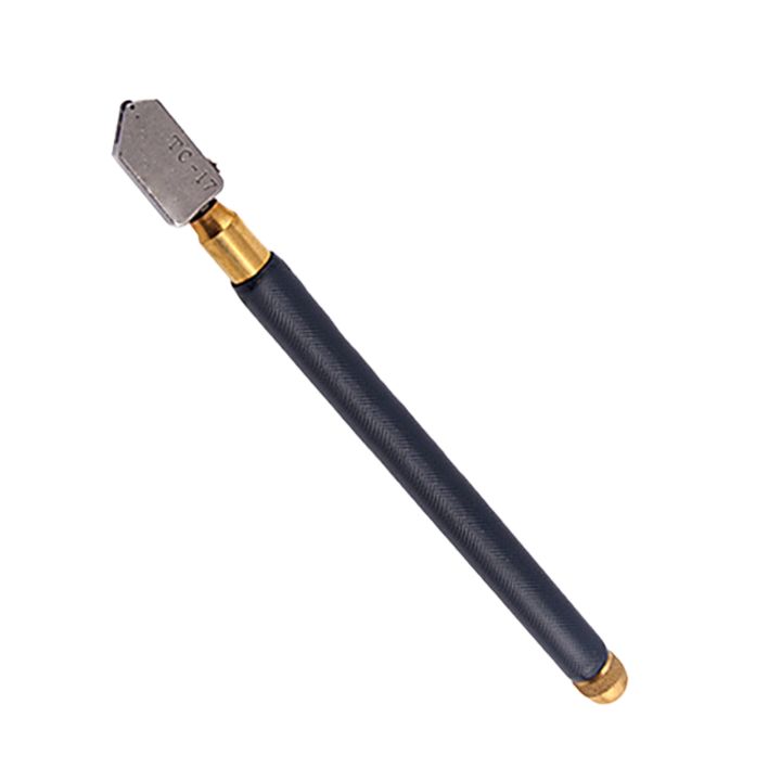 TOYO%20TC-17%20Oil%20Glass%20Cutter%20Metal%20Handle%20Diamond%20Straight%20Head%20Cutting%20Tool%20New%20Black%2017.5cm%20-%20Image%204