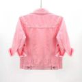 Women Denim Jacket Spring Autumn Short Coat Pink Jean Jackets Casual Tops Purple Yellow Purple Blue Loose Tops Lady Outerwear. 
