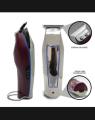 Daling DL-1047 Electric Rechargeable Hair and Beard Trimmer highly sharp precise 0.2mm accurate cutting with 3 (11/2) clips Professional Hair Trimmer. 
