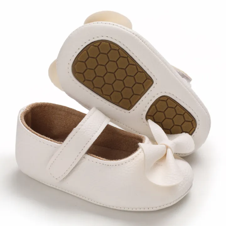 Solid%20color%20PU%20leather%20girl%20princess%20bow%20flat%20shoes%20with%20anti%20slip%20%20sole%20walking%200-18M%20newborn%20baby%20dress%20shoes%20-%20Image%203