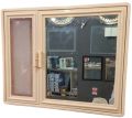 Front storage box cabinet with mirror. 