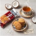 Khajurico Coconut Cookies 150g | Crispy Coconut Flavored Biscuits | Sweet Crunchy Tea Time Snack for Kids & Family ( Pack of 2). 