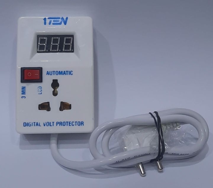Automatic protector stabilizer for fridge and LCD with volt meter