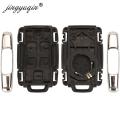 jingyuqin 3/4/5/6BTN Keyless Entry Case for GMC Yukon XL Chevrolet Tahoe Suburban Sierra Silverado Remote Key FOB Shell Housing. 