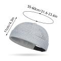 Cycling Cap Mesh Breathable Brimless Melon Skin Hat Ultra-Light Adjustable Summer Beanie Hat Outdoor Hip Hop Sailor Landlord Cap.