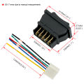 Universal Auto Car Power Window Switch Lifting Switch 5 Pin DC 12V 20A Blue/Red Light Color And Harness. 