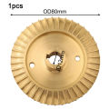 1PC Brass Water Pump Impellers Self-Priming Pump Double-Sided Copper Pump Impeller Pump Replacement Parts.
