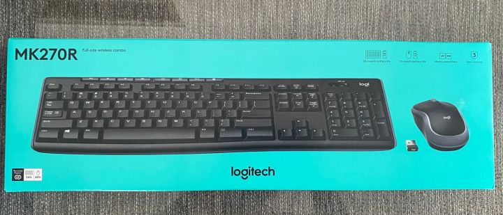 🔥 Logitech MK270R Full-Size Wireless Keyboard & Mouse Combo 🔥