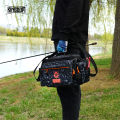 Kingdom Multifunctional Fishing Tackle Bag 44*21*22cm 1000D Nylon Waterproof Large Capacity Outdoor Sport Fishing Shoulder Bag.