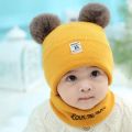 Kids Wool Cap With Neck Warmer High Quality

2023 New Baby Winter Hat Keep Warm Baby Cap Lovely Knitted Baby Hats. 