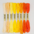 8 Skeins 70 Yards Colorful Friendship Bracelets String Embroidery Thread Floss 6 Strands Gradient Cross Stitch Bracelet Making. 