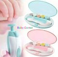 safe Electric Nail Cutter Baby Nail Trimmer Clippers Cutter Scissors Kids 1 set(Multicolor).