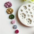 1pc Flower Silicone Mold Bouquet Casting Mold DIY Decoration Chocolate Sugar Resin Candle 3D Mould Crafts Tools.