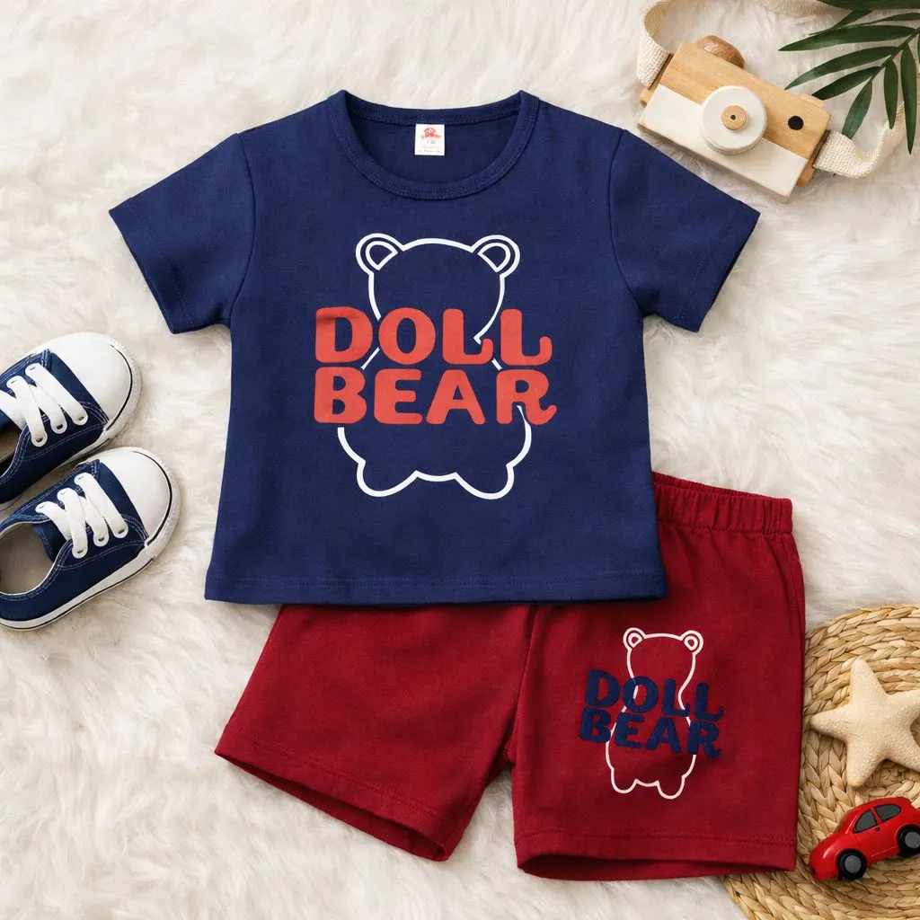 Doll Bear Kids Summer Outfit