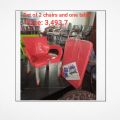 "Kids Plastic Chair and Table Set – Comfortable Baby Chairs for Sitting, Play, and Learning". 