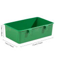 Small Bird Food & Water Feeder Tray Plastic Feeding Box for Budgie Finch Canary Cage Accessories  Parrot Bird Wash Bath. 