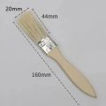 5pcs Paint Brush Wooden Handle BBQ Brush 1/2/4/5/6 Inch Soft Hair Painting Brushes for Wall and Furniture Paint Tool Set.