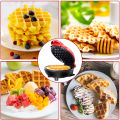 Compact 4-Inch Non-Stick 350-Watt Electric Mini Waffle Maker Machine. 