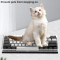 Acrylic Mechanical Keyboard Dust Cover Key Air Cover 40% 60% 65% 75% Keyboard for Waterproof Prevent Pet Treading. 