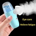 Eye Moistener Nano Spray Glasses Dry And Astringent To Relieve Fatigue Portable Usb Charging Eyewash Dry Eye Atomization. 