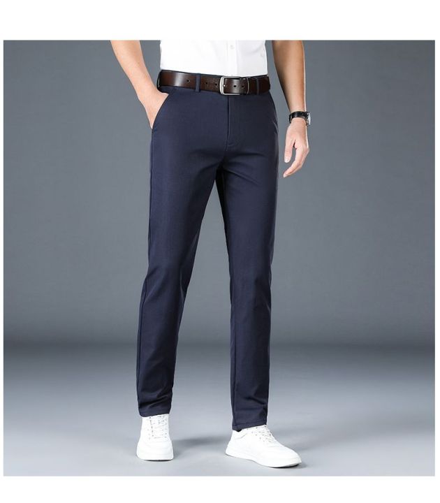 Shopmee%20Men's%20%20Drill%20Twill%20Formal%20Beige%20Pant%20-%20Image%202