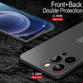 Ultra Thin Soft PP Case For iPhone 15 14 13 12 mini 11 Pro X Xr Xs Max 7 8 Plus SE2 Matte Hard Back Translucent Clear Slim Cover. 