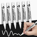 White Paint Pen for Rock Painting,Stone,Ceramic,Glass,Wood,Tire,Fabric,Metal,Canvas. Set of 3/6 Acrylic Paint White Marker. 