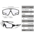 POAT Brand Men Women MTB Bike Bicycle Photochromic Eyewear Cycling Fishing Running Glasses New Style Sunglasses Sports.