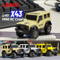 LDARC X43 1/43 MINI RC Electric Remote Control Model Car Desktop Crawler RTR 4WD Adult Children's Toys. 