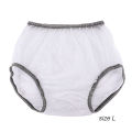 1pc PVC Adult Diaper Cover Elastic Waist Plastic Shorts for Elderly Men And Women Transparent Waterproof Diaper Pants.