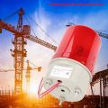 LED Revolving Flash Light Rotation Strobe Siren Beacon Beeper Warning Sound Emergency Signal Alarm Lamp for Guard Post Vehicle. 