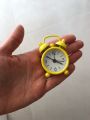 Portable Mini Alarm Clock Retro Round Number Clock Double Bell Desk Table.
