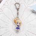1/6PCS Anime Characters Dr. STONE Acrylic Keychain Accessories Cartoon​ Keyrings Friends  Funny Bag Charms Backpack Pendant. 