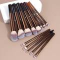 13PCS Makeup Brush Set Foundation Concealer Powder Eyeshadow Blush Brush Kabuki Blending Cosmetic Beauty Tool for Face. 