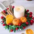 3D Lemon Cinnamon Star Anise Nuts Christmas Silicone Mold Wax DIY Cupcake Candy Baking Molds Chocolate Fondant Cake Decor Tool.