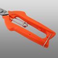 Pro Garden Pruning Shears Lengthened Tree Flower Scissors Hand Bonsai Clippers Pruning Snips Standard Orange. 