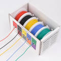 28 AWG Stranded Electrical Wire 28 Gauge Tinned Copper Wires Flexible Silicone Electric Hookup Wire Kit 5 Colors 32.8ft/10m Each. 