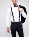 Adjustable Suspenders With Matching Bow Tie For Men/Women. 