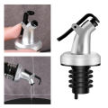 3PCS Silver Spray Paint Oil Bottle Plug Plastic Oil Bottle Plug Soy Sauce Vinegar Bottle Plug Oil Pour Nozzle. 