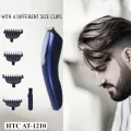 HTC AT-1210 Professional Rechargeable Hair Clipper & Beard Trimmer for Men – Precision Blades, Grooming Kit.