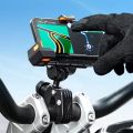 MOTOWOLF Holder Triangles Fixed Holder Wireless Charging Navigation Holder Motorcycle Outdoor Shock Absorbing Mobile Phone. 