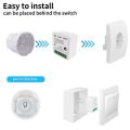 Tuya Mini 16A WiFi Smart Switch 2-Way Module On/Off Breaker Wireless Remote Voice Works With Smart Life Google Home Alexa Alice. 