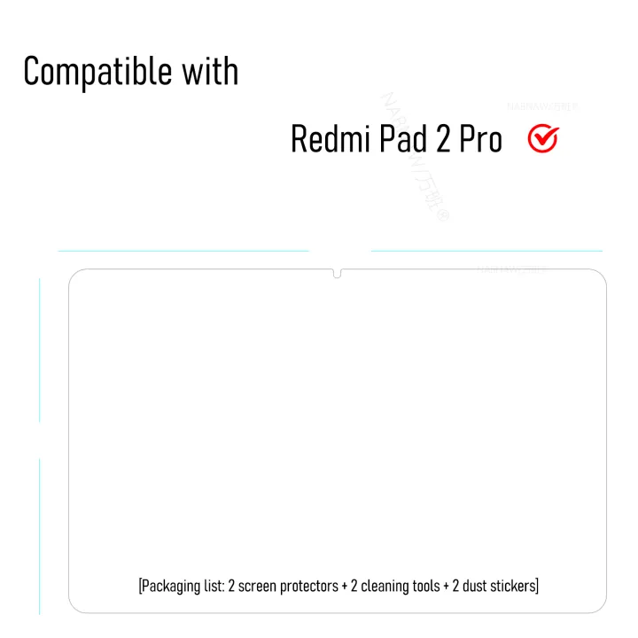 For%20Redmi%20Pad%202%20Pro%20Full%20HD%20Tempered%20Glass%20Film%20Screen%20Protector%20On%20%20Redmi%20Pad%202%20Pro%2012.1%20PC%20Scratch%20Proof%20Cover%202-Pack%20-%20Image%207