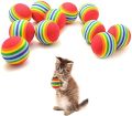 Colorful Rainbow Cat Playing Ball Toy 1 pcs.