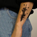 10 Sheets Butterfly Pattern Temporary Tattoos For Women Men Waterproof Flower Fake Tattoo Stickers for Hand.